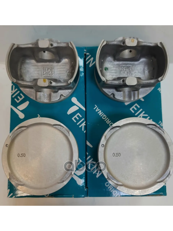 Поршень (0.5/ к-т 4 шт) Daewoo Nexia 94-02 / Hyundai Solaris 17-22 G4LC TEIKIN арт. 51166 050