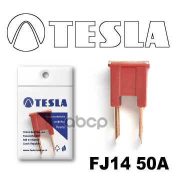 Предохранитель Fj14 50A Красный TESLA арт. FJ14 50A