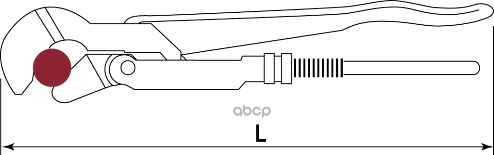 Ключ Трубный Рычажный, №1, Тип S THORVIK арт. BNPW01Y