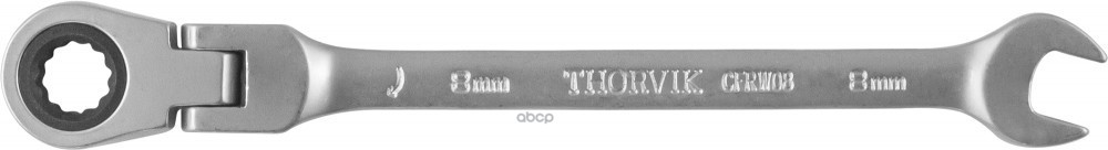 Ключ Гаечный Комбинированный Трещоточный Карданный, 8 Мм THORVIK арт. CFRW08