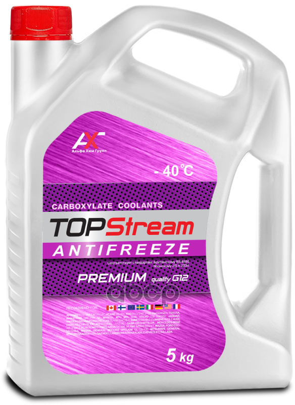 Антифриз Topstream Premium G12 5 Л TOPStream арт. ats00005