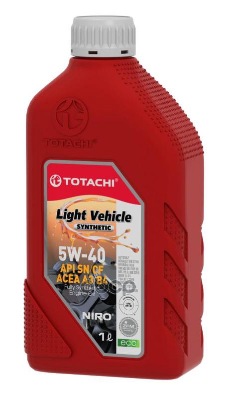 TOTACHI Масло моторное TOTACHI NIRO LV Synthetic SN/CF 5W-40 1л (4589904523533) 19801