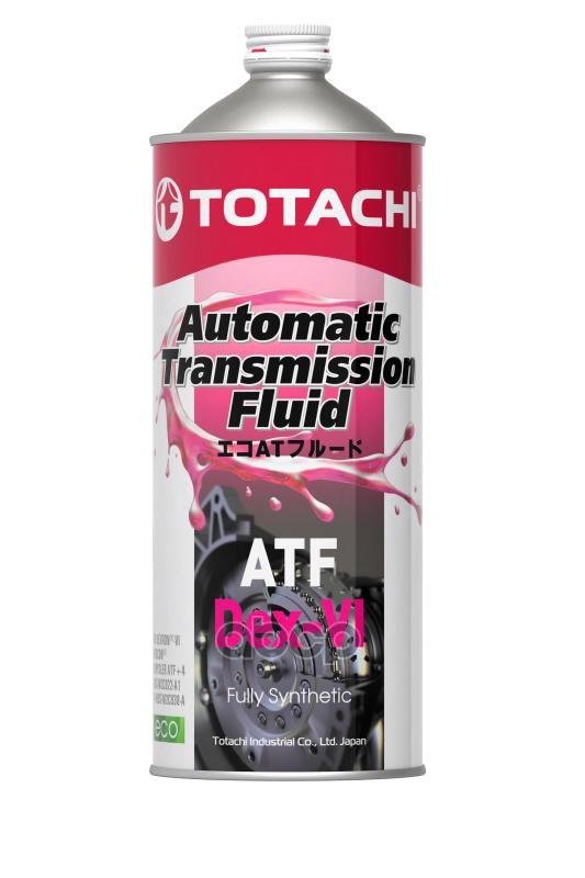 Масло трансмиссионное TOTACHI ATF Dex- VI 1л (4589904521461) 20901 TOTACHI арт. 20901