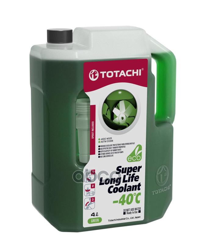 Антифриз TOTACHI SUPER LLC GREEN -40CN -40°C 4л 4589904520532 41604 TOTACHI арт. 41604