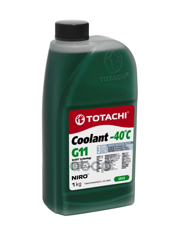 Антифриз Зелёный 43201 Niro Coolant -40 G11 1Кг TOTACHI арт. 4589904526800