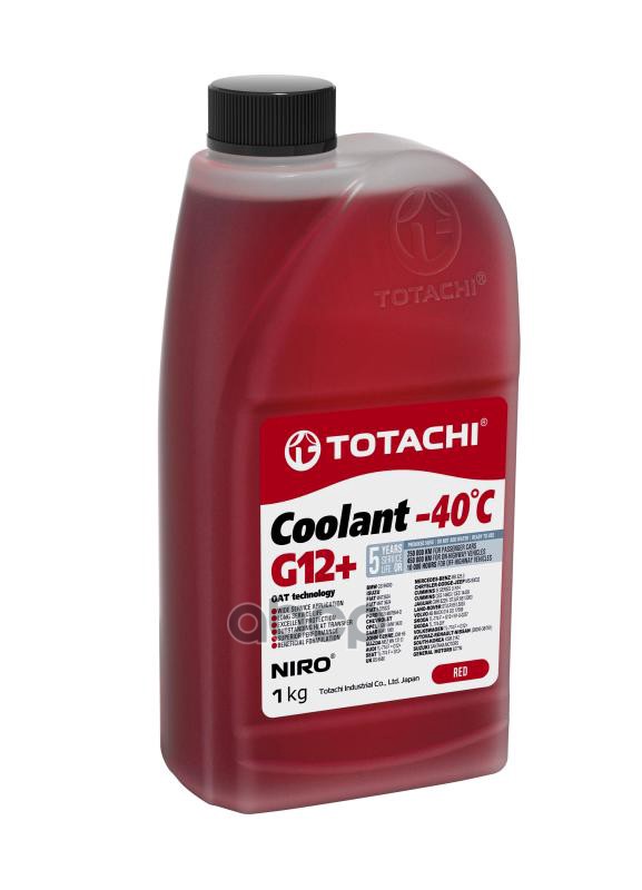 Антифриз Красный 43101 Niro Coolant -40 G12+ 1Кг TOTACHI арт. 4589904527562