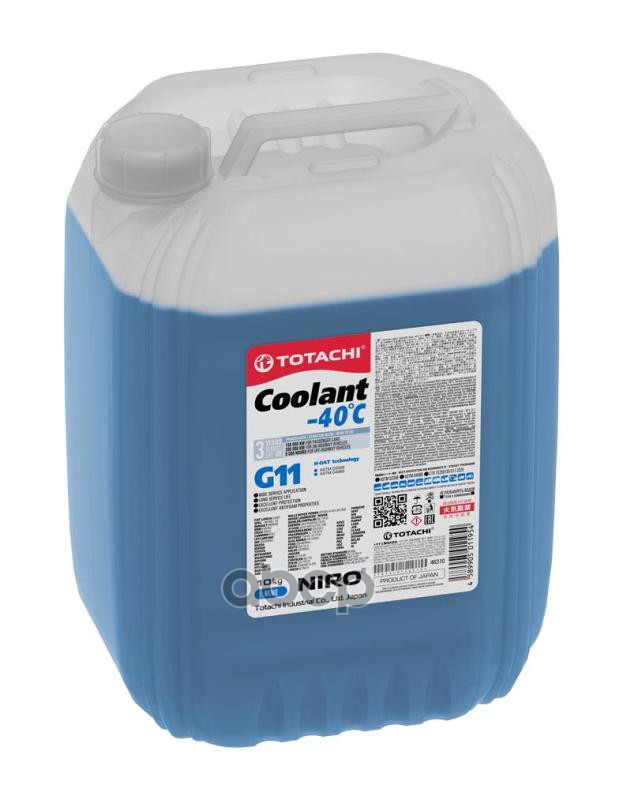 Антифриз TOTACHI NIRO COOLANT BLue -40C G11 10кг 46310 TOTACHI арт. 46310