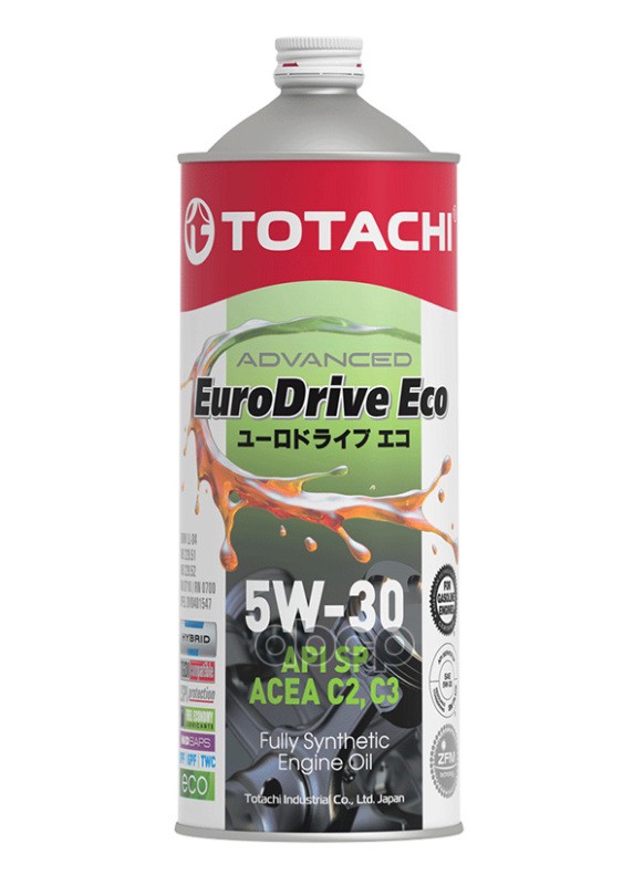 TOTACHI Масло моторное синтетическое EuroDrive ECO 5W30 SP, C2/C3, GF-6A 1л