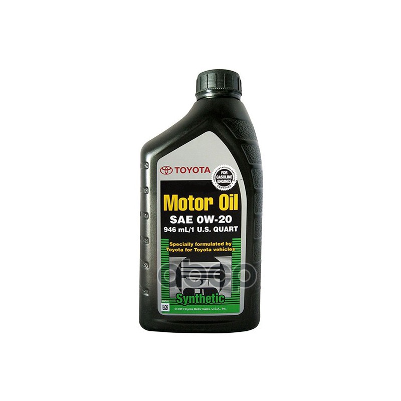 TOYOTA Масло Моторное Синтетическое Toyota Motor Oil 0W-20 1Л (00279-0Wqte-6S) 00279-0Wqte