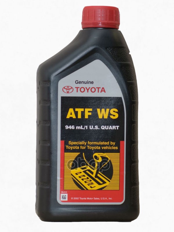 Масло трансмиссионное TOYOTA ATF WS 0,946 л 00289-ATFWS TOYOTA арт. 00289-ATFWS