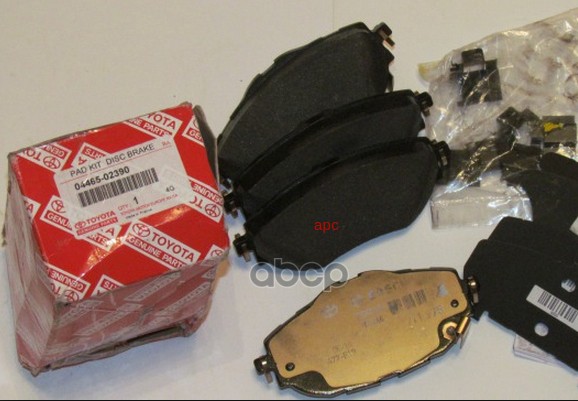 Колодки Тормозные Дисковые Передние Toyota Corolla/Auris 13- (1,6 Мкпп) TOYOTA арт. 0446502390