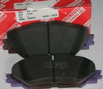Колодки тормозные передние TOYOTA арт. 0446512610