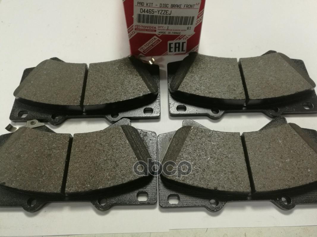 Колодки передние TOYOTA Land Cruiser 200/LEXUS LX 570 04465-YZZEJ TOYOTA арт. 04465-YZZEJ