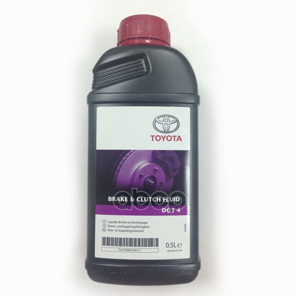 Тормозная жидкость Brake Clutch Fluid DOT-4 0,5л TOYOTA арт. 0882380111