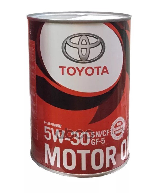 TOYOTA Замена На 08880-13706 Масло Моторное Синтетическое Toyota Sn 5W-30 1Л 08880-10706
