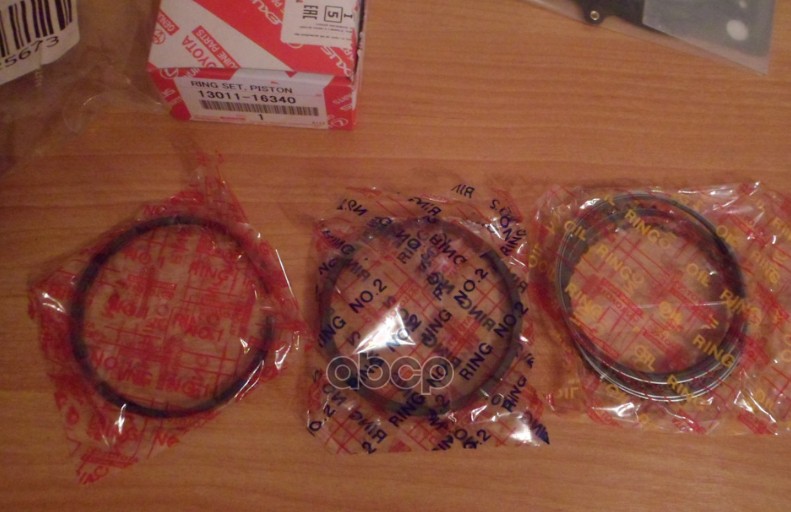 Кольца Поршневые Std, Комплект На Двигатель 13011-16340 TOYOTA арт. 13011-16340