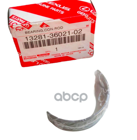 Вкладыши Шатунные Toyota Alphard/Vellfire/Avalon/Camry/Crown/Highlander/Rav4/Lexus Es350/300/Gs/2Arf TOYOTA арт. 13281-36021-02