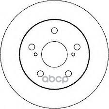 Диск тормозной задний TOYOTA Corolla / Auris 06- TOYOTA 42431-12260 TOYOTA арт. 42431-12260