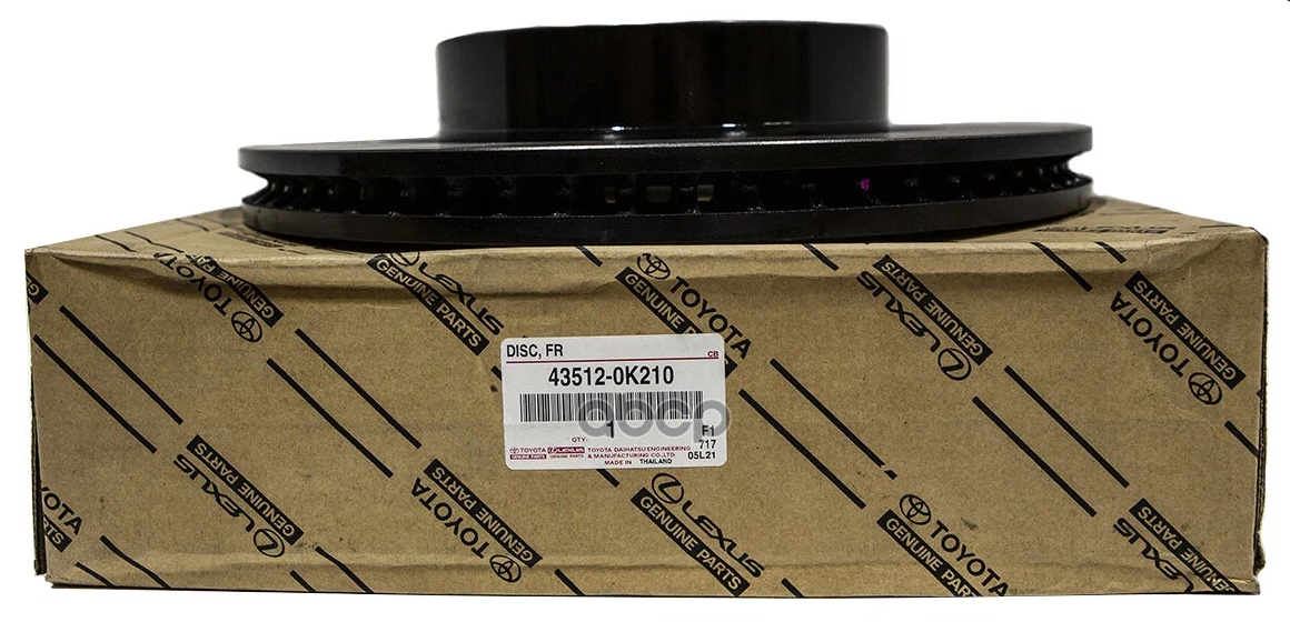 Диск тормозной передний TOYOTA арт. 435120K210
