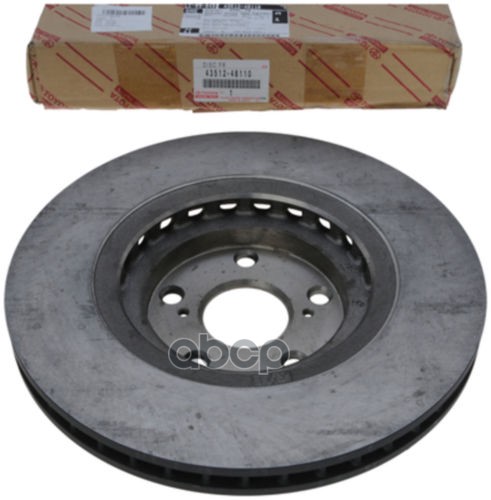 Диск тормозной (Спереди) Lexus RX 08-15 / Toyota Harrier 13-20 TOYOTA арт. 43512-48110