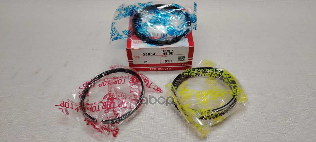 Кольца поршневые (комплект) STD TOYOTA CALDINA/COROLLA/RAUM/CORSA 4E-FE/5E-FE 94- TPR арт. 35954 STD