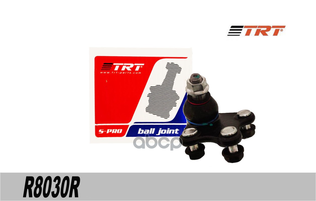 Опора шаровая 6r0407366 trt r8030r skoda rapid, fabia, volkswagen polo правая R8030R TRT арт. R8030R