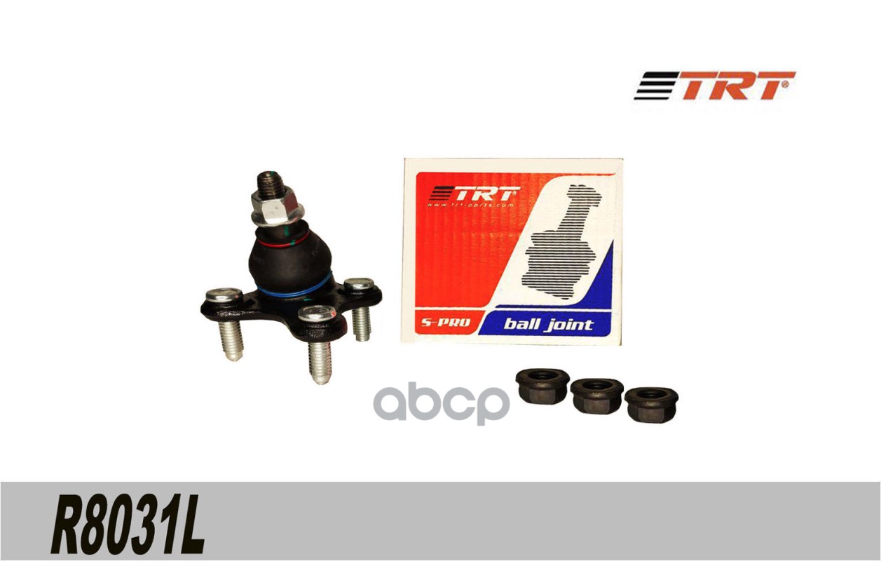 Опора шаровая 3C0407365B TRT R8031L левая VW Passat, Golf, Skoda Octavia II, Superb, Yeti TRT арт. R8031L