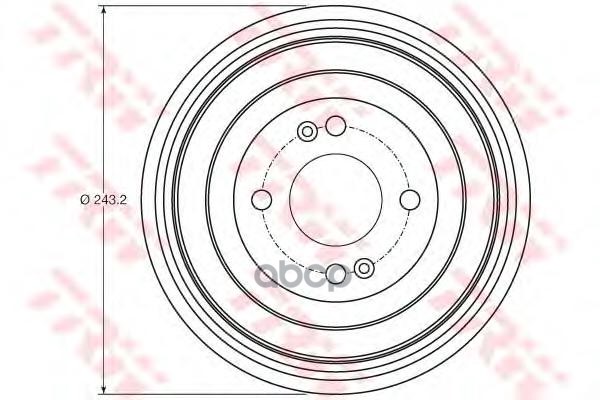 Барабан Тормозной Trw Db4422 TRW арт. DB4422