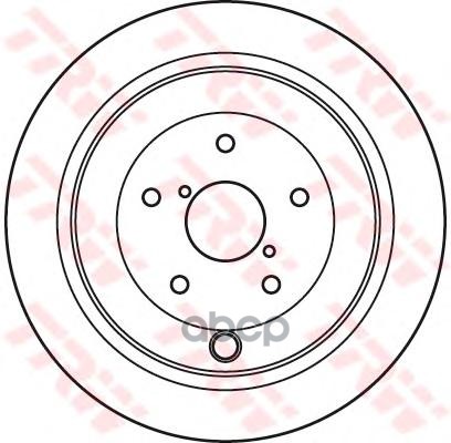 Диск Тормозной Задний Subaru Tribeca 2006-> Trw Df4929 TRW арт. DF4929