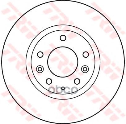 Диск тормозной передний MAZDA CX-7, CX-9 DF4958S TRW арт. DF4958S