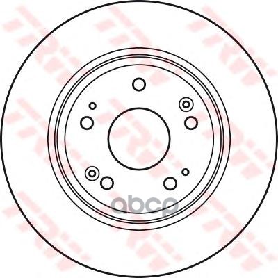 Диск тормозной задний HONDA ACCORD 2.02.4 08 TRW DF4982 TRW арт. DF4982