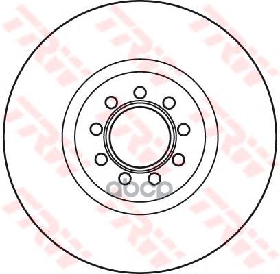 Диск тормозной передний IVECO DAILY IV-V DF4984S TRW арт. DF4984S