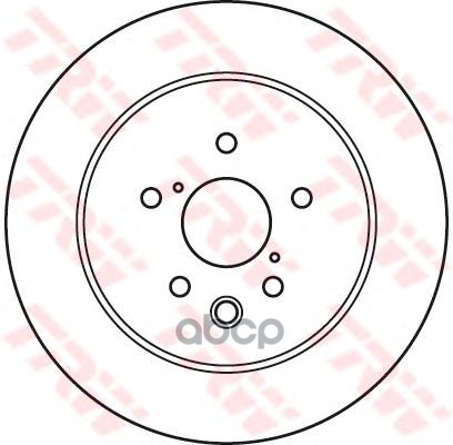 Диск тормозной задний TRW DF6063 TRW арт. DF6063