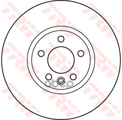 Диск тормозной передний VW PASSAT (36) (340мм) DF6124S TRW арт. DF6124S