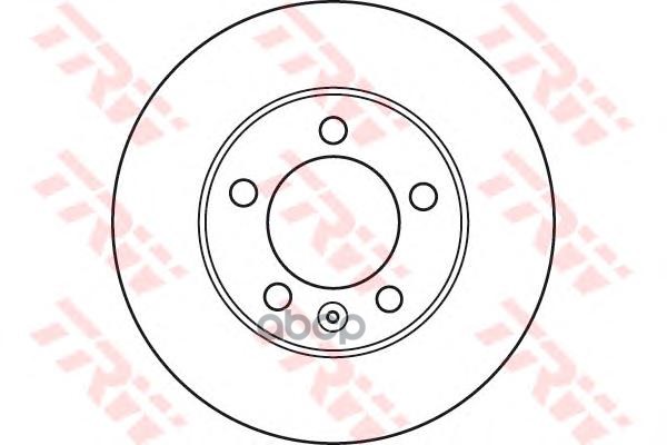 Диск тормозной передний RENAULT MASTER III, OPEL MOVANO B (302мм) DF6131S TRW арт. DF6131S