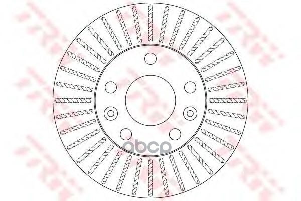 Диск тормозной передний RENAULT DUSTER (-ABS) 269мм DF6200 TRW арт. DF6200
