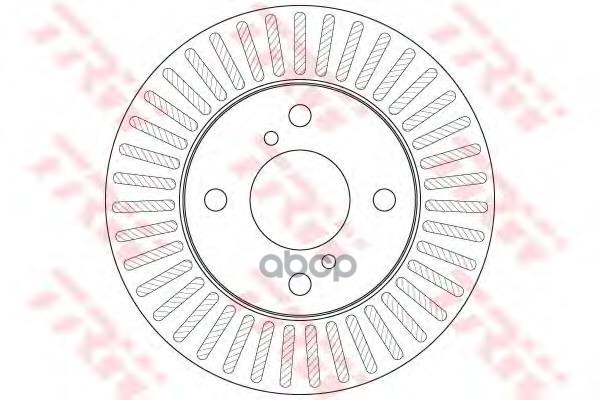 Диск Тормозной Передний Suzuki Alto 09- Df6214 TRW арт. DF6214
