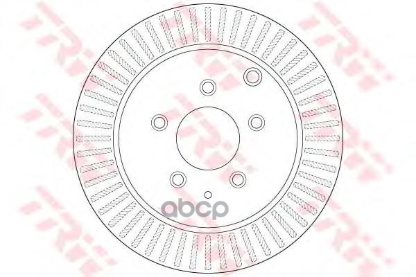 Диск тормозной задний MAZDA CX7 DF 6385 TRW DF6385 TRW арт. DF6385