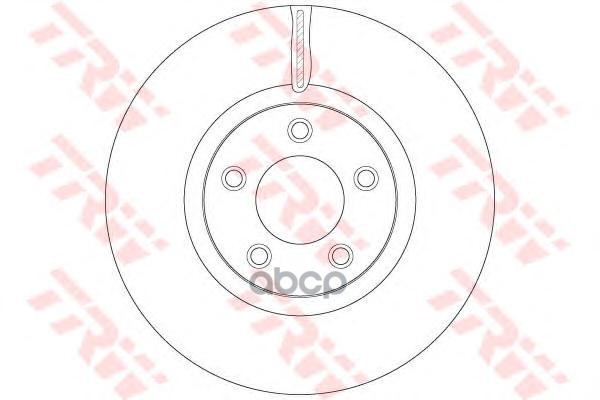 Диск Тормозной Передний Trw Df6490s TRW арт. DF6490S