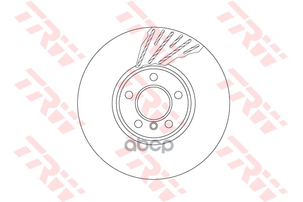 Диск Тормозной Передн Левый Bmw F10, F01 Df6611s TRW арт. DF6611S