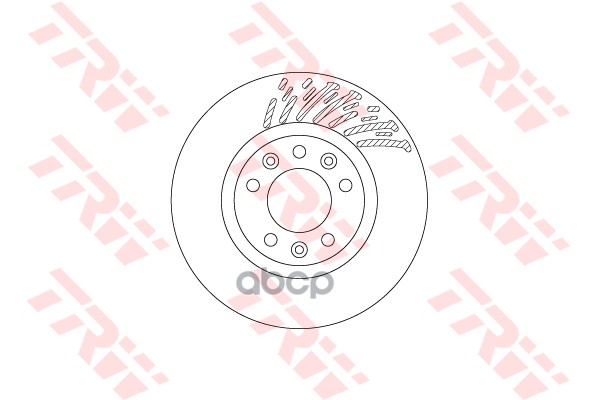 Диск Тормозной Передний Citroen C4 Picasso Ii Df6657 TRW арт. DF6657