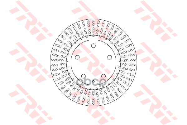 Диск Тормозной Задн Audi: A8 02-10  Vw: Phaeton 02- TRW арт. DF6670