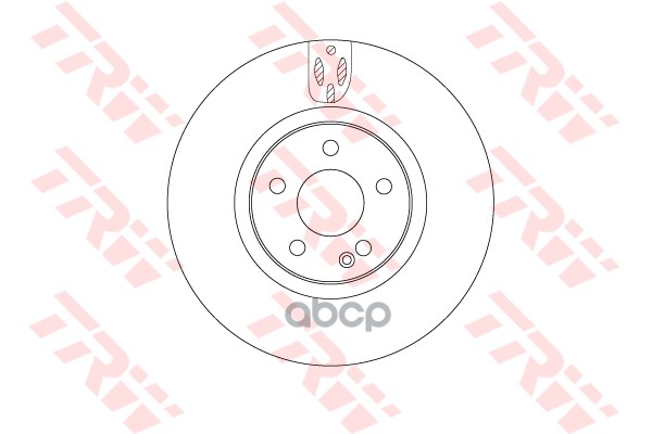 Диск тормозной передний MERCEDES VITO (W447) DF6744S TRW арт. DF6744S