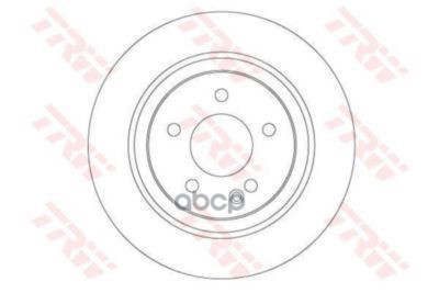 Диск тормозной задний MERCEDES VITO W447 2014- DF6788S TRW арт. DF6788S