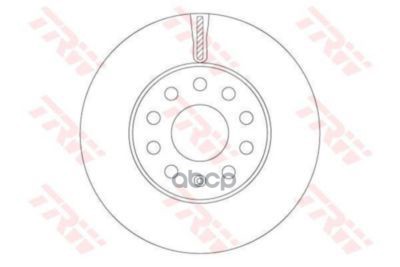 Диск тормозной передний SKODA OCTAVIA (5E) DF6903S TRW арт. DF6903S