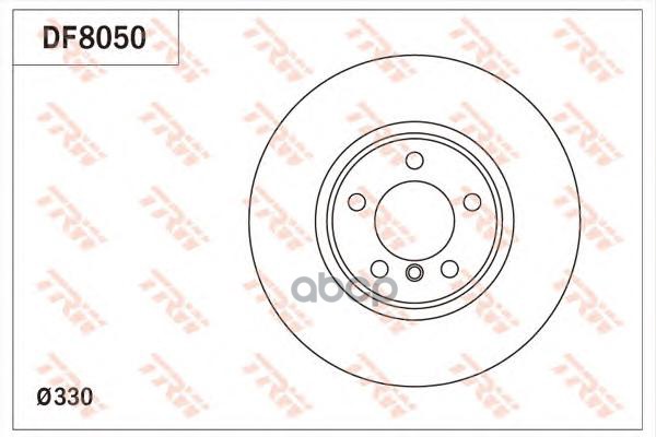 Диск тормозной передний TRW DF8050 TRW арт. DF8050