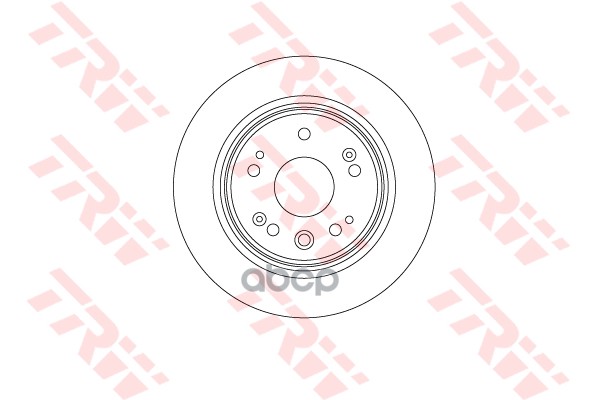 Диск Тормозной Задний Honda Cr-V Ii 9/01-12/04 Df8083 TRW арт. DF8083