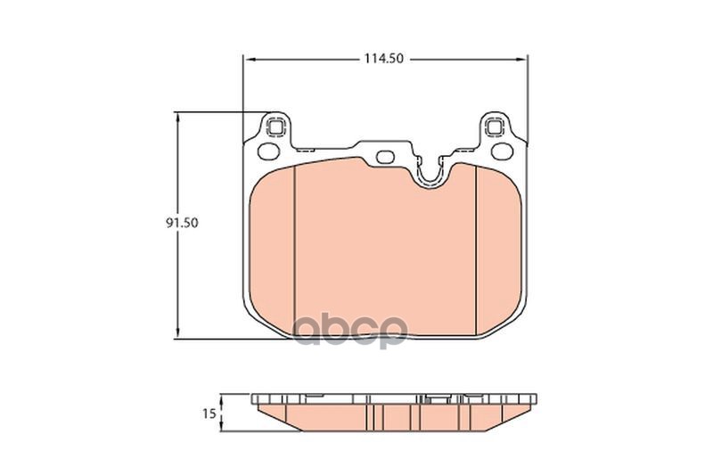 Колодки передние MINI 2014- GDB2137 TRW арт. GDB2137