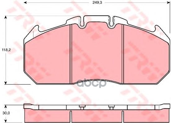 Колодки Передние Man Gdb5086 TRW арт. GDB5086
