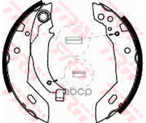 Колодки Тормозные Барабанные    | Зад | TRW арт. GS6228